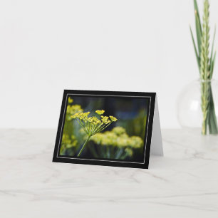 Cartão de Nota Fotográfica de Flor Selvagem