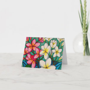 Cartão de Nota Frangipani