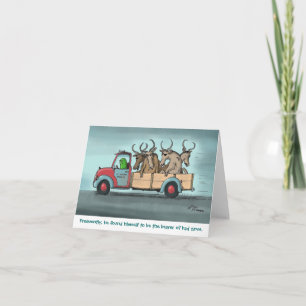 Cartão de Nota "Gnus Incorreto" Verde Weenii