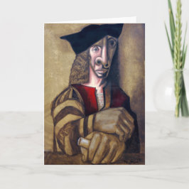 Cartão de Nota "Harlequin Courtier" Tom X