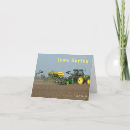 Cartão de Nota - Iowa Primavera