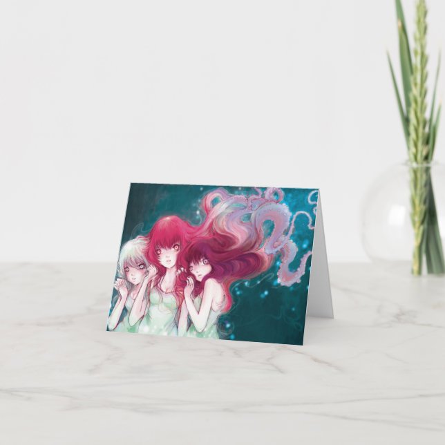 Cartão de nota irritado do universo (Frente)