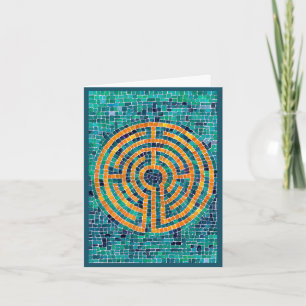 Cartão de Nota LABYRINTH II / Verde