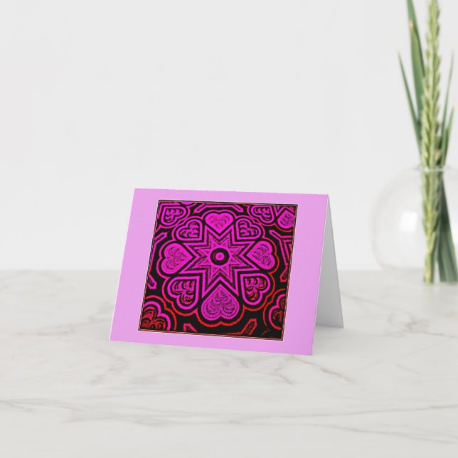 Cartão de Nota 'Love' (Frente)