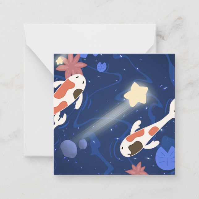 Cartão de nota Magic Pond (Frente)