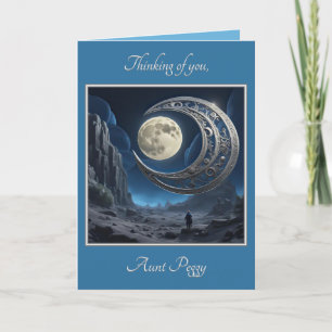 Cartão De Nota Man In The Moon (Set 2402-28A #3)