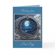 Cartão De Nota Man In The Moon (Set 2402-28A #4)