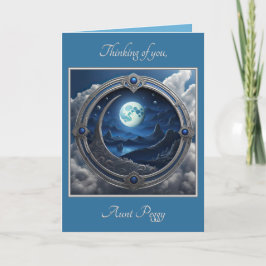 Cartão De Nota Man In The Moon (Set 2402-28A #4)