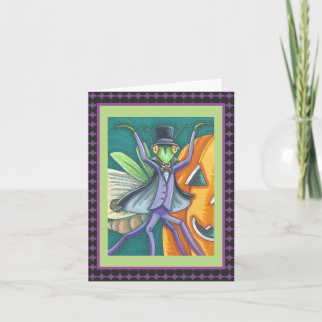 CARTÃO DE NOTA MANTIS RELIGIOSA TRANSYLVANIA VAMPI (Frente)