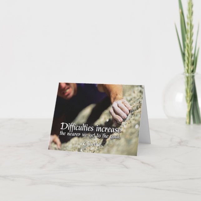 Cartão de Nota Motivacional de Objetivos (Frente)