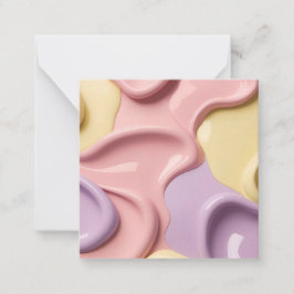 Cartão de nota multiuso em gráfico elegante