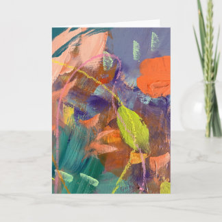 Cartão de Nota no Design de Jardim Selvagem