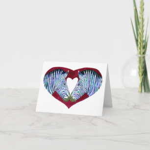 Cartão de Nota "O Amor não é Preto e Branco"