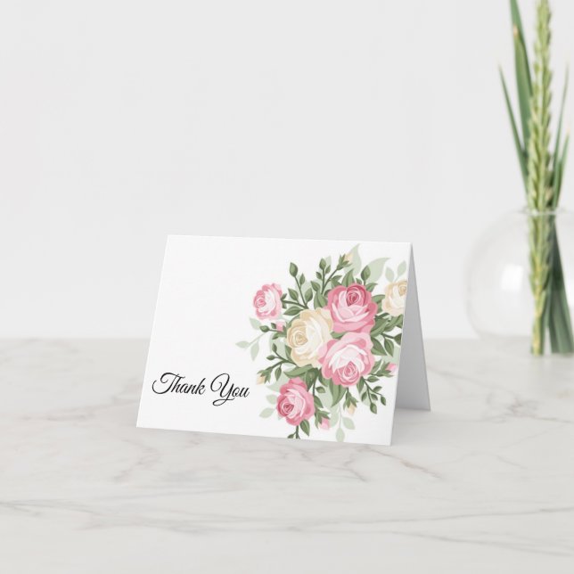 Cartão de Nota Obrigado (Frente)