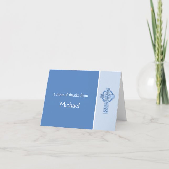 Cartão de Nota Obrigado (Frente)