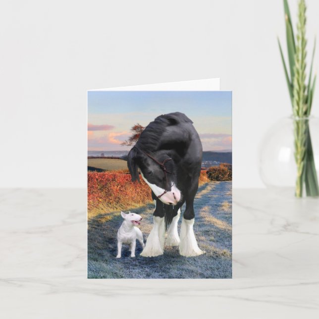 Cartão de Nota "Ollie & Blackbird" (Frente)