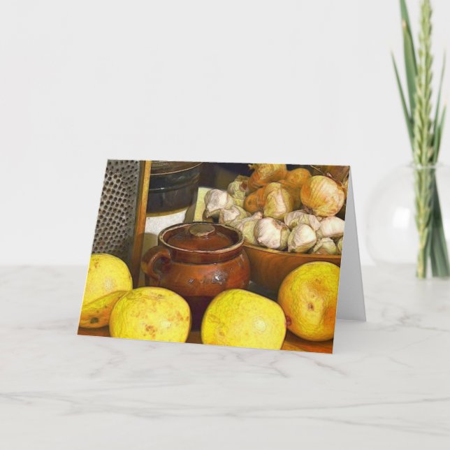 Cartão de Nota para a Kitchen (Frente)