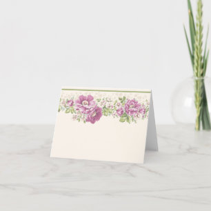 Cartão de Nota para Flores de País