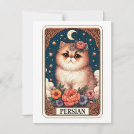 Cartão de Nota para Gato Cortado