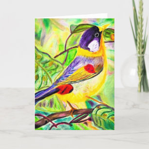 Cartão de Nota para Pássaro (Bird Lover Note) 