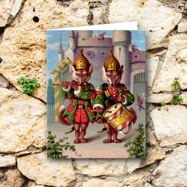 Cartão de Nota para Raposas de Fife e Drum (Criador carregado)