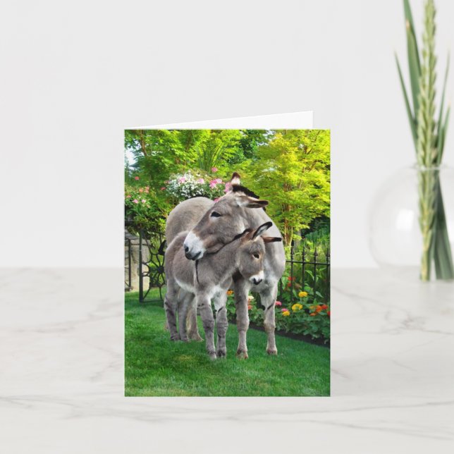 Cartão de Nota "Páscoa e Bebê" (Frente)