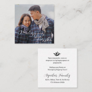 Cartão de Nota Pasko Pasko Paskong Pinoy Maligayan