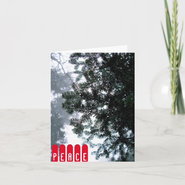 Cartão de nota - PAZ (Frente)