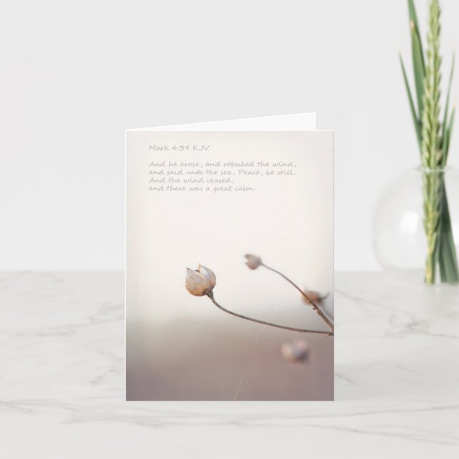 Cartão de nota Peace Be Ainda (Frente)