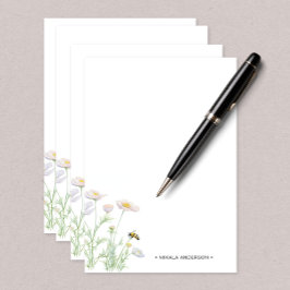 Cartão de nota personalizado de Honey Bee