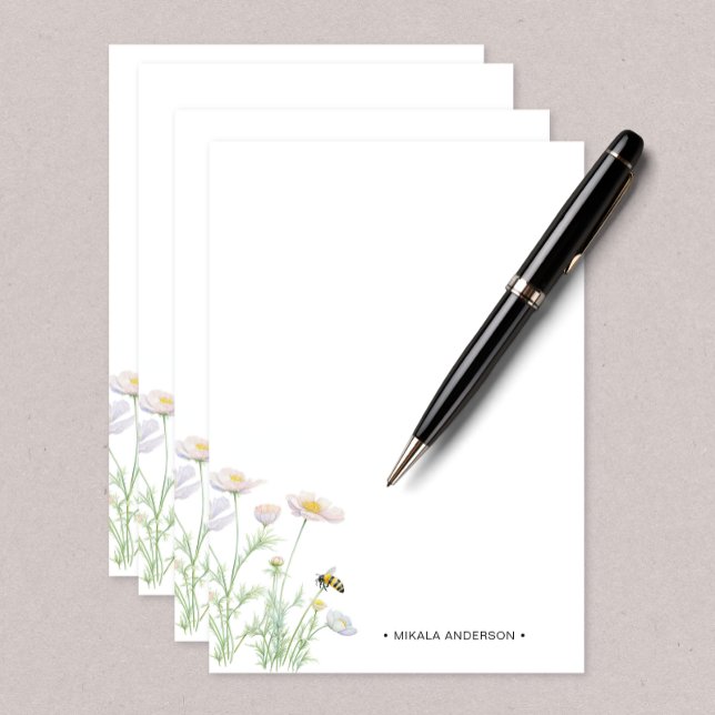 Cartão de nota personalizado de Honey Bee (Criador carregado)