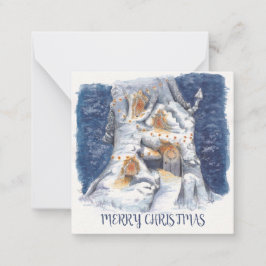 Cartão de Nota Plano