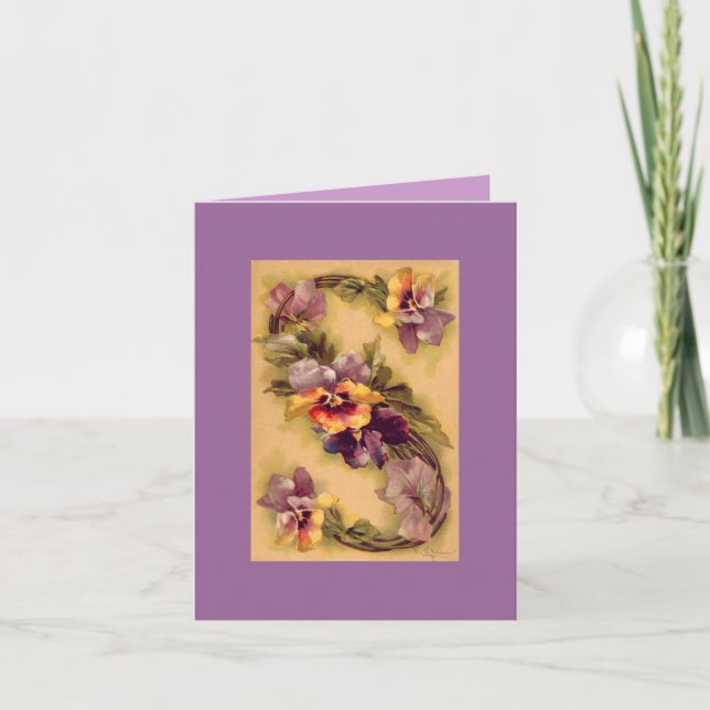 CARTÃO de NOTA PRP do alfabeto S. de Catherine (Frente)