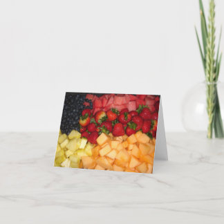 Cartão de nota saudável do pontapé