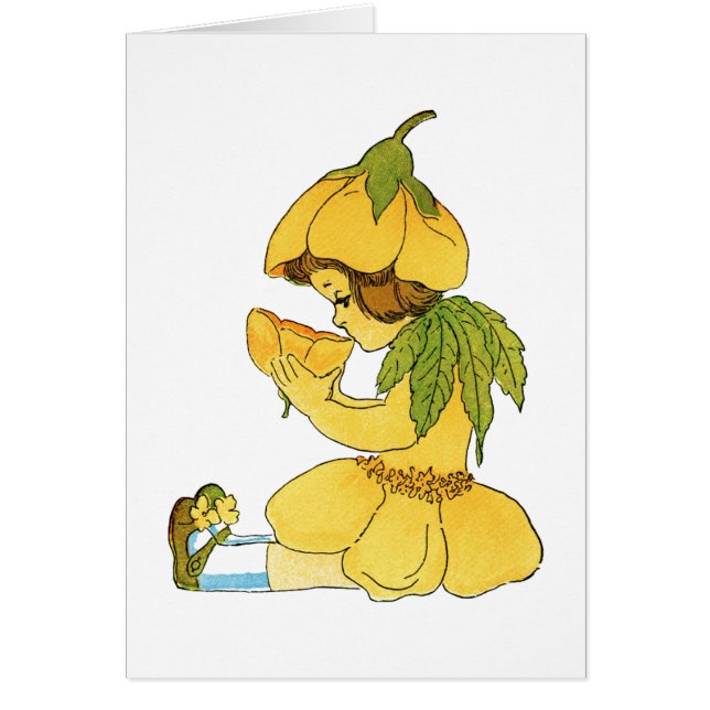 Cartão de Nota Secundária ButterCup Amarelo (Frente)