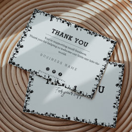 Cartão de Nota Simples para Empresas Brancas Moder