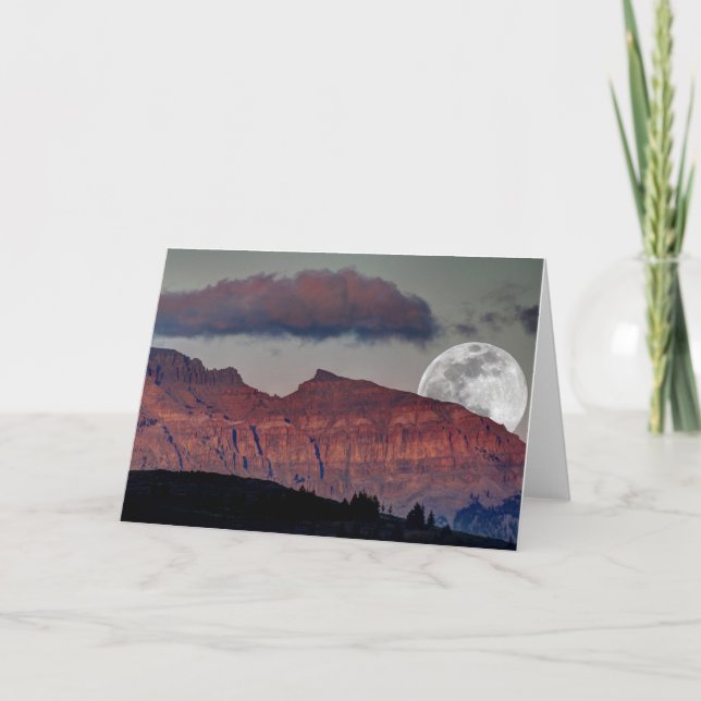 Cartão de nota super da lua (Frente)