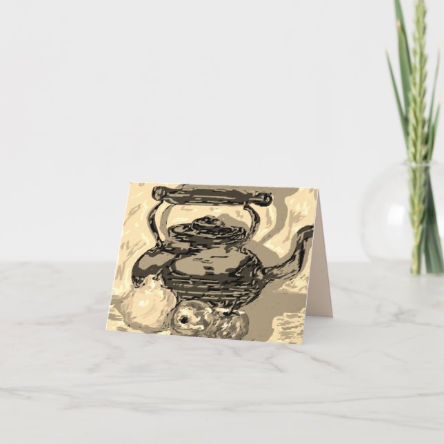 Cartão de Nota: TeaTime (Frente)