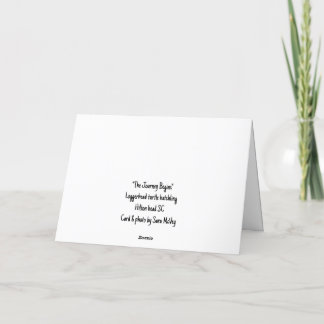 Cartão de nota Turtle Hatchling