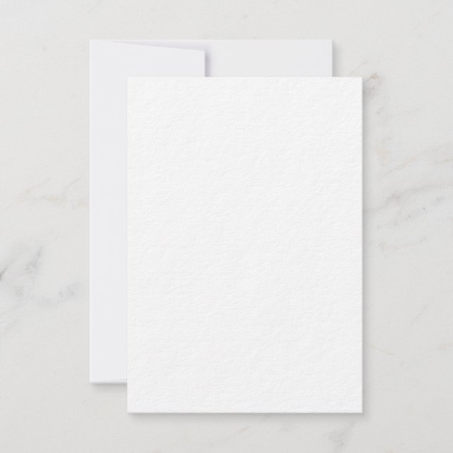 Cartão de Nota Ultra Espesso 3,5" x 5" & Envelope (Frente)