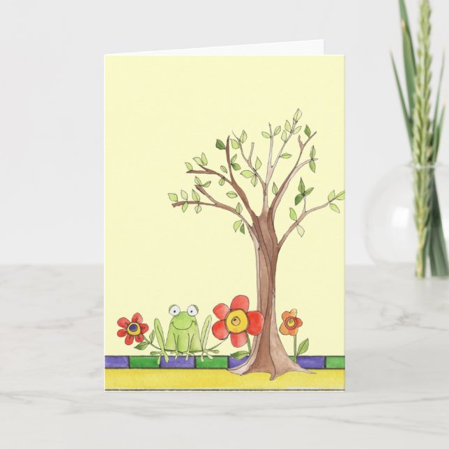 cartão de nota vazio (Frente)