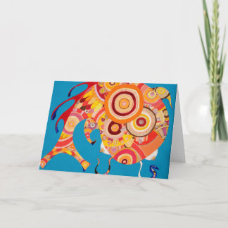 Cartão de nota vazio do Wanderlust