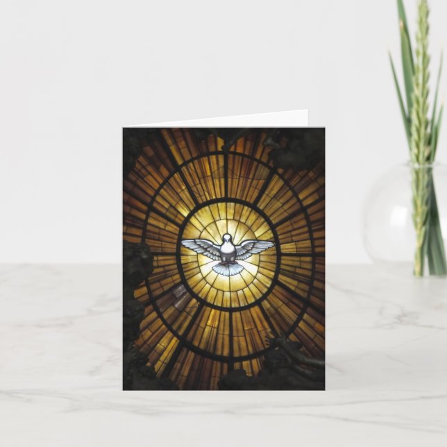 Cartão de nota vazio--Pomba (Frente)