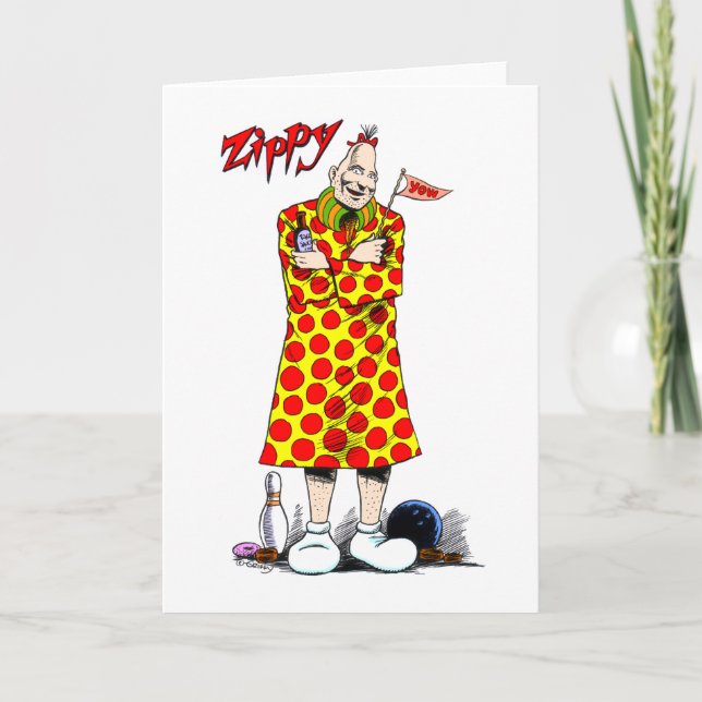 Cartão de nota vazio Zippy (Frente)