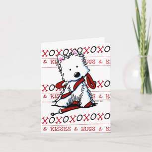 Cartão de Nota XOXO Westie