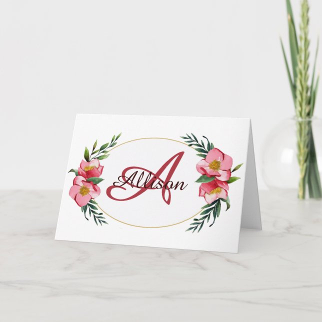 Cartão de Notas  (Frente)