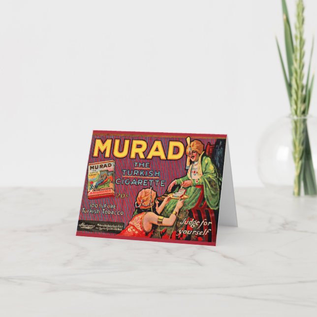 Cartão De Notas 1919 Cigarros assassinados e (Frente)