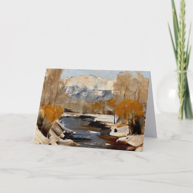 Cartão De Notas 7 x 5" Notecard, The Yampa River, Steamboat Spring (Frente)