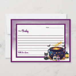 Cartão De Notas A Baby's Brewing _Dear Baby Card