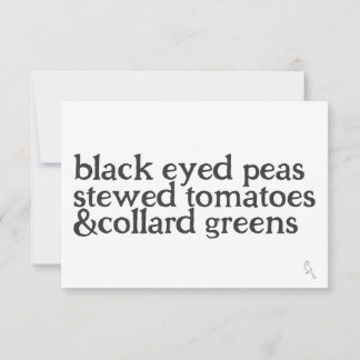 Cartão De Notas A Boa Sorte do Notecard Flat